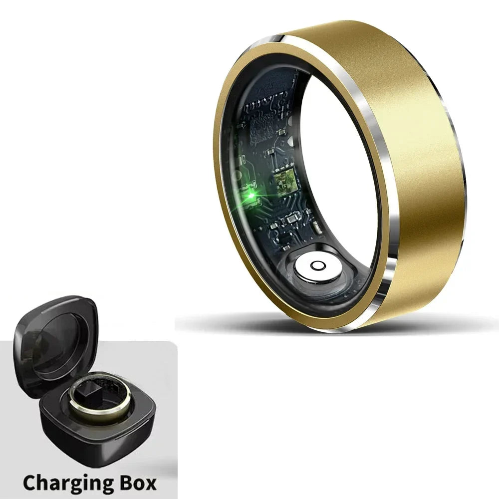 For HUAWEI XIAOMI SAMSUNG Smart Ring Men, Heart Rate Blood Oxygen Pressure Monitor Smartring for Women Sleep Fitness Tracker New