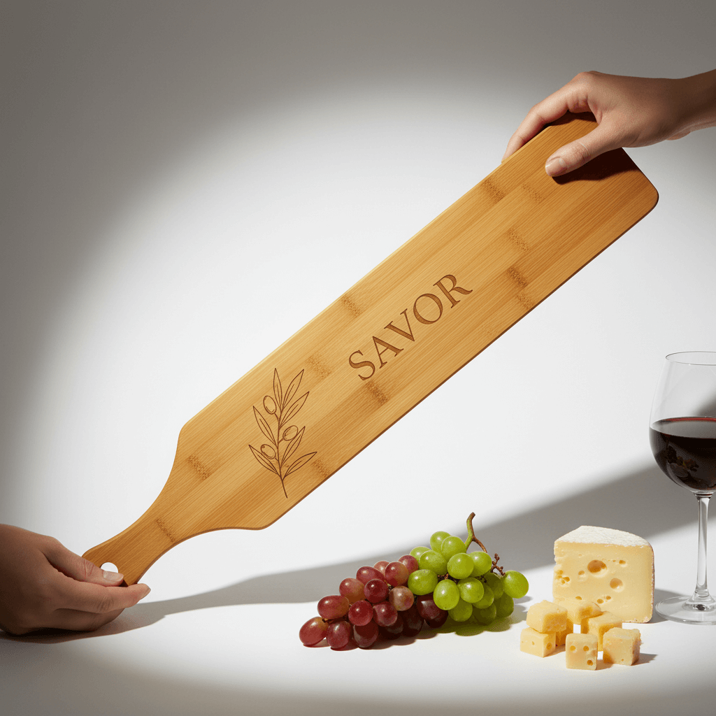 personalized bamboo paddle board & Cutting Board with Custom